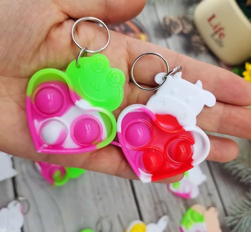 PSDFH Valentine Present Wrapped Mini Heart Toys for Kids Children Classroom Students Gifts from TeacherBirthday Party Favors 24 heart without card - Image 5