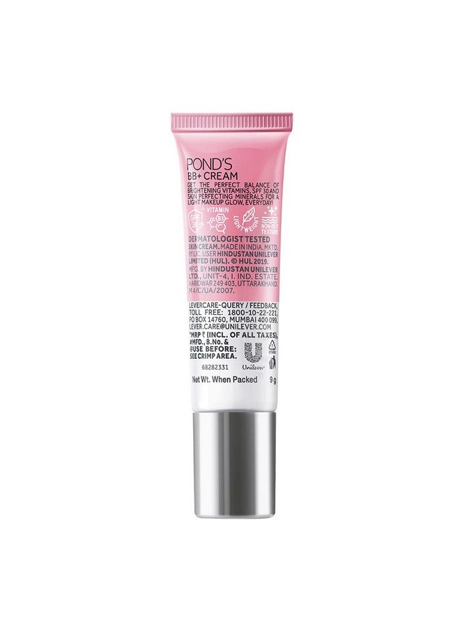 Pond's - Bb+ Cream For All Skin Types, Matte Instant Spot Full Coverage + Light Make-Up Glow, Ivory 9G, Pack Of 1 - Image 1
