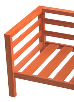 TRAMONTINA Since 1911,Made in Brazil- Rio 1 Seat Sofa in Wood Without Upholstery  - Image 2