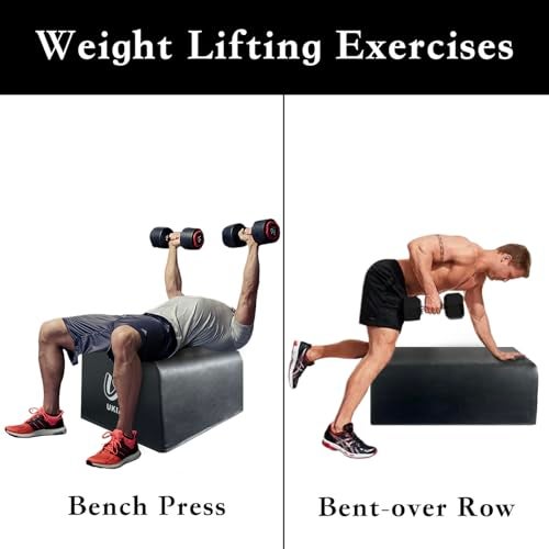 UKIA Multi-Functional Hip & Glute Training Bench - Hip Thrust Bench Machine - Booty Sprout, Step Ups, Push-ups, Box Squats and Weightlifting for Total Body Workout Equipment. - Image 4
