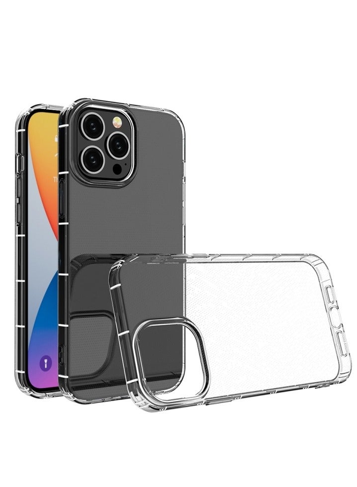 غطاء حماية واقٍ مصنوع من البولي يوريثان الحراري لهاتف آيفون 15 برو ماكس شفاف - Image 5