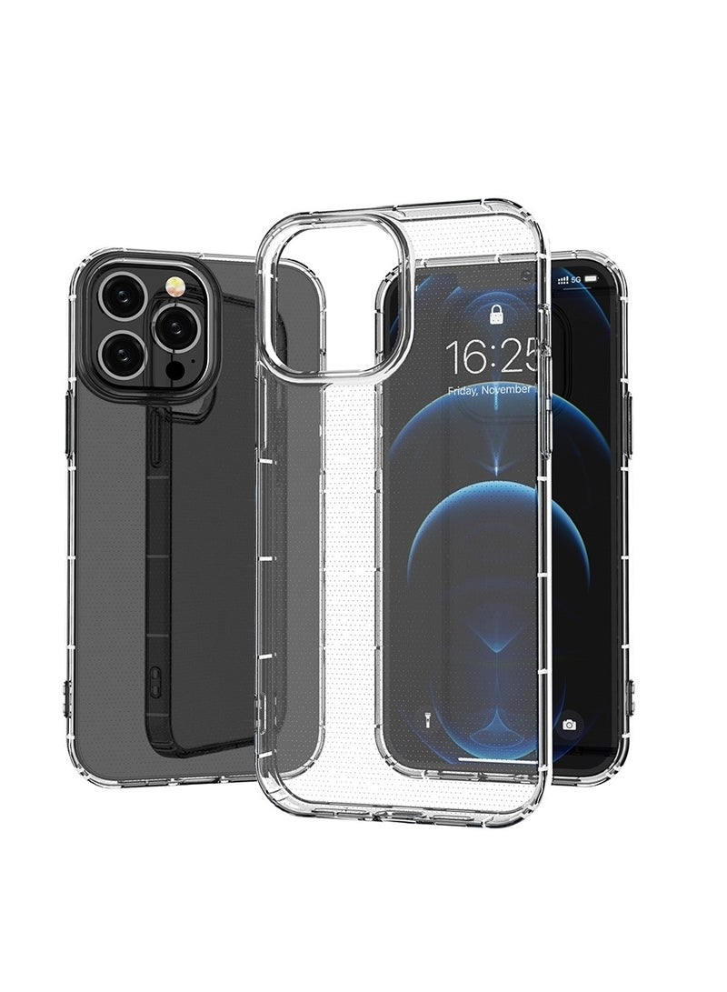 غطاء حماية واقٍ مصنوع من البولي يوريثان الحراري لهاتف آيفون 15 برو ماكس شفاف - Image 2