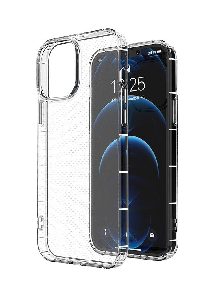 غطاء حماية واقٍ مصنوع من البولي يوريثان الحراري لهاتف آيفون 15 برو ماكس شفاف - Image 4