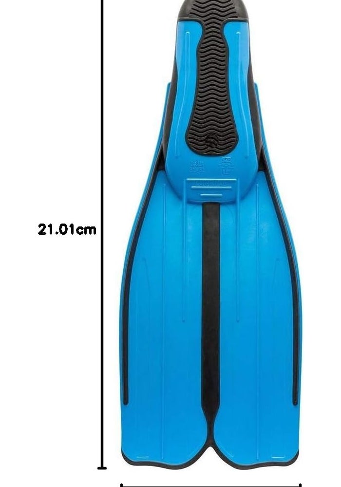 Cressi Rondinella Snorkelling Fins Blue - Image 3