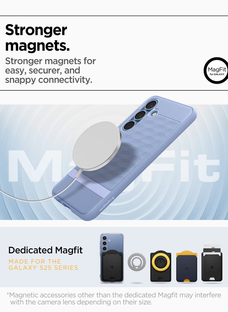 Spigen Parallax MagFit for Samsung Galaxy S25 PLUS MagSafe Case Cover Mil Grade - Purple-ish - Image 4