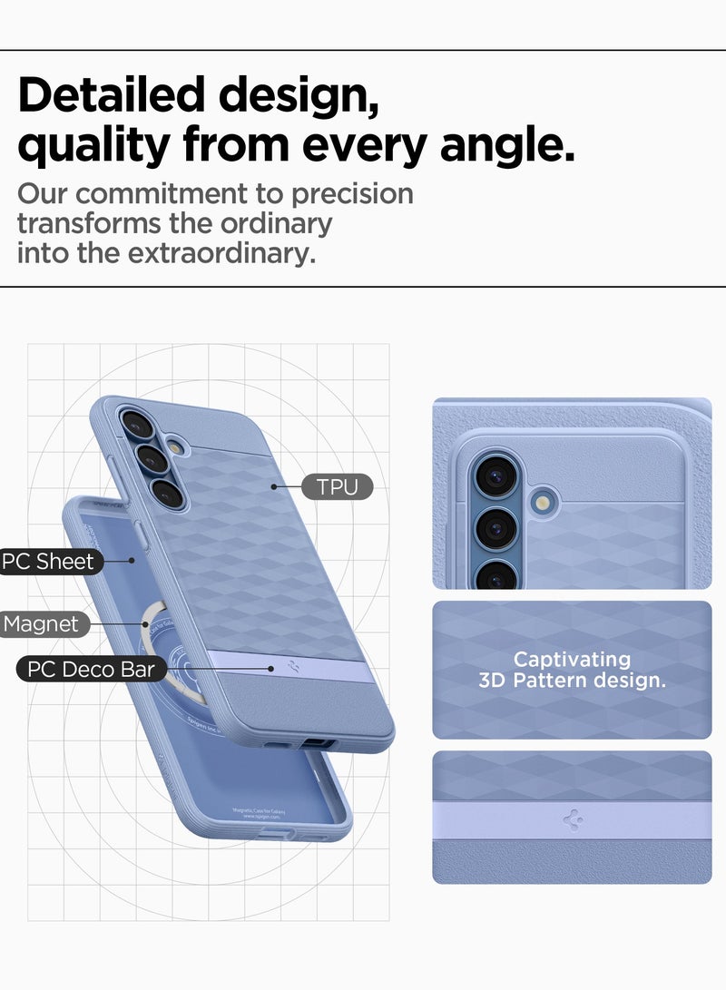 Spigen Parallax MagFit for Samsung Galaxy S25 PLUS MagSafe Case Cover Mil Grade - Purple-ish - Image 5