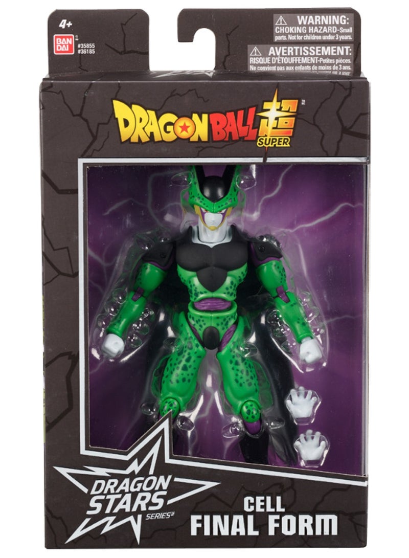 Bandai Dragon Ball Stars Cell Final Form 6.5-Inches | Collectible Action Figure | Display Figure | Interchangeable Hands | Perfect Gift for Collectors, Manga & Anime Lovers! - Image 1