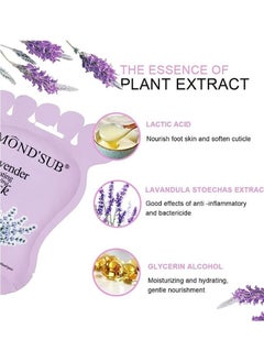 Mond'sub Exfoliating Foot Mask, Feet Baby Soft Smooth Silky Skin 