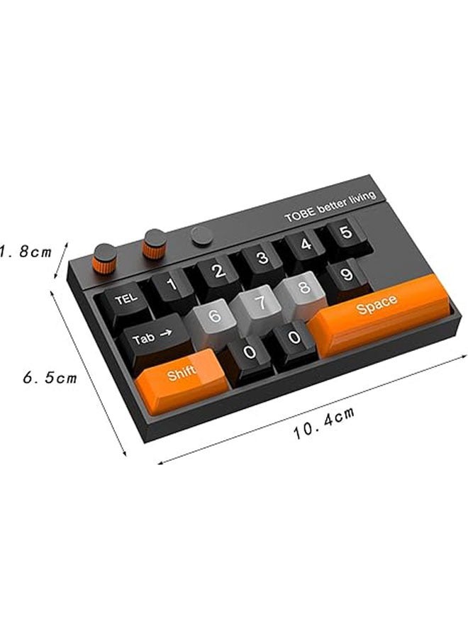 general Car Temporary Parking License Plate Keyboard Man Car Number Plate Creative Rotation Hidden Temporary Parking Sign - Image 3