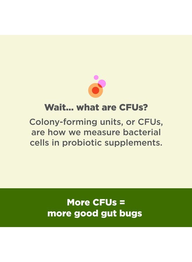 OLLY بيغ 10 بروبيوتيك، يدعم ميكروبيوم الأمعاء الصحي،* 10 مليار وحدة تشكيل مستعمرات، 30 يوم إمداد - 30 حبة - Image 4