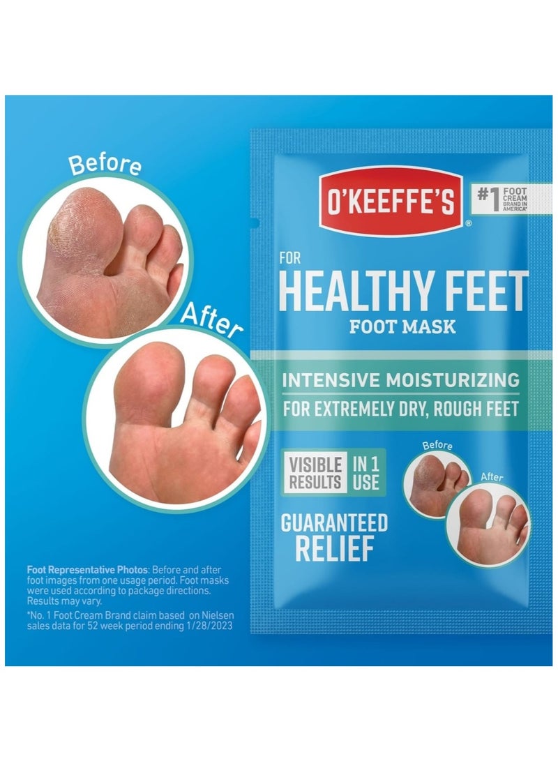 OKeeffes Healthy Feet Intensive Moisturizing Foot Mask - Image 1