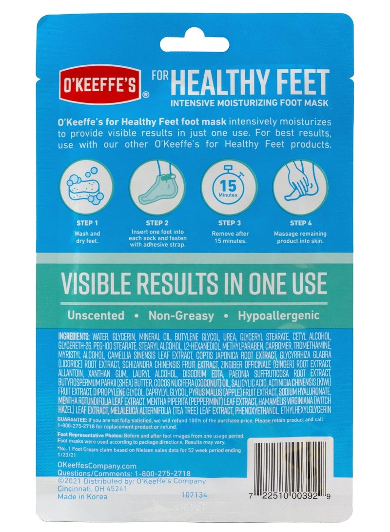 OKeeffes Healthy Feet Intensive Moisturizing Foot Mask - Image 2