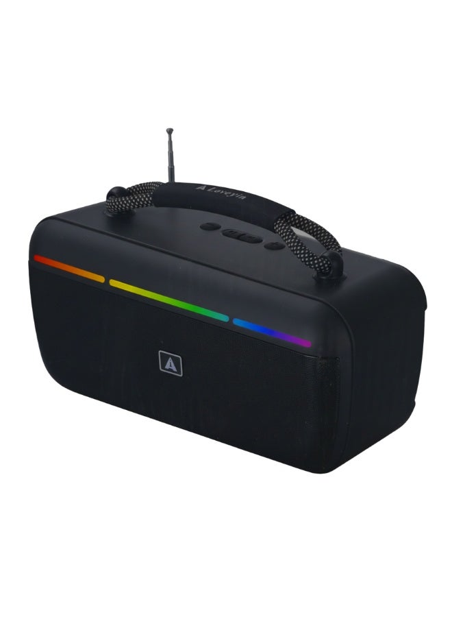 Ai-02S Bluetooth Speaker, 20W High Quality Wireless Speaker with Bluetooth 5.3, 2400mAh Rechargeable Battery, FM Radio, USB & Memory Card Support, Ideal for Outdoor, Home, Karaoke, Party, and Mobile Devices - Multicolour - Image 2
