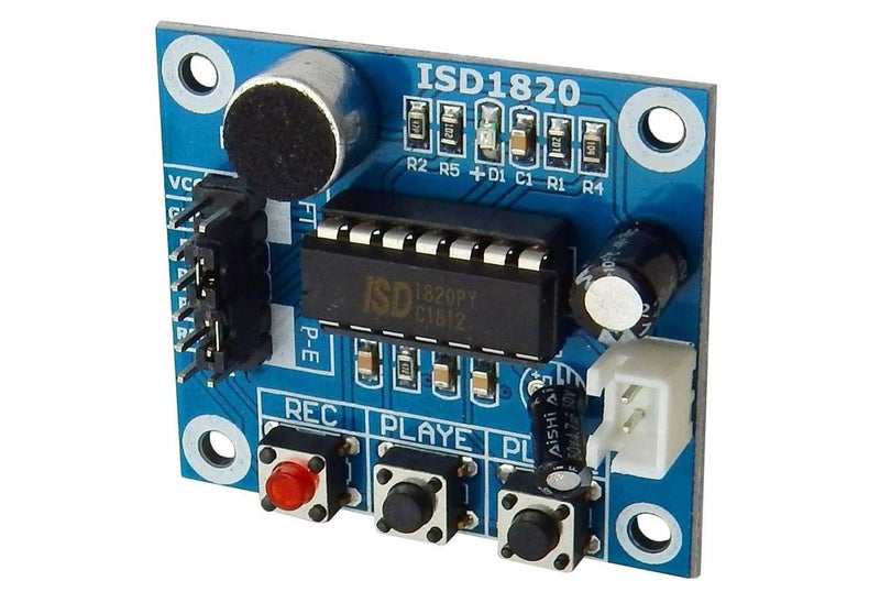 Robodo ISD1820 Sound/Voice Board Recording Recorder Playback Module On-Board Microphone - Image 3