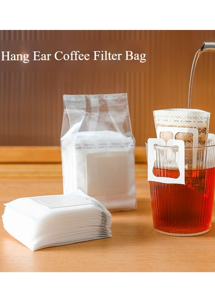 50PCS Hanging Ear Coffee Filter Bags, Disposable Coffee Filter Paper, Suitable for Office, Home, and Travel  - Image 5