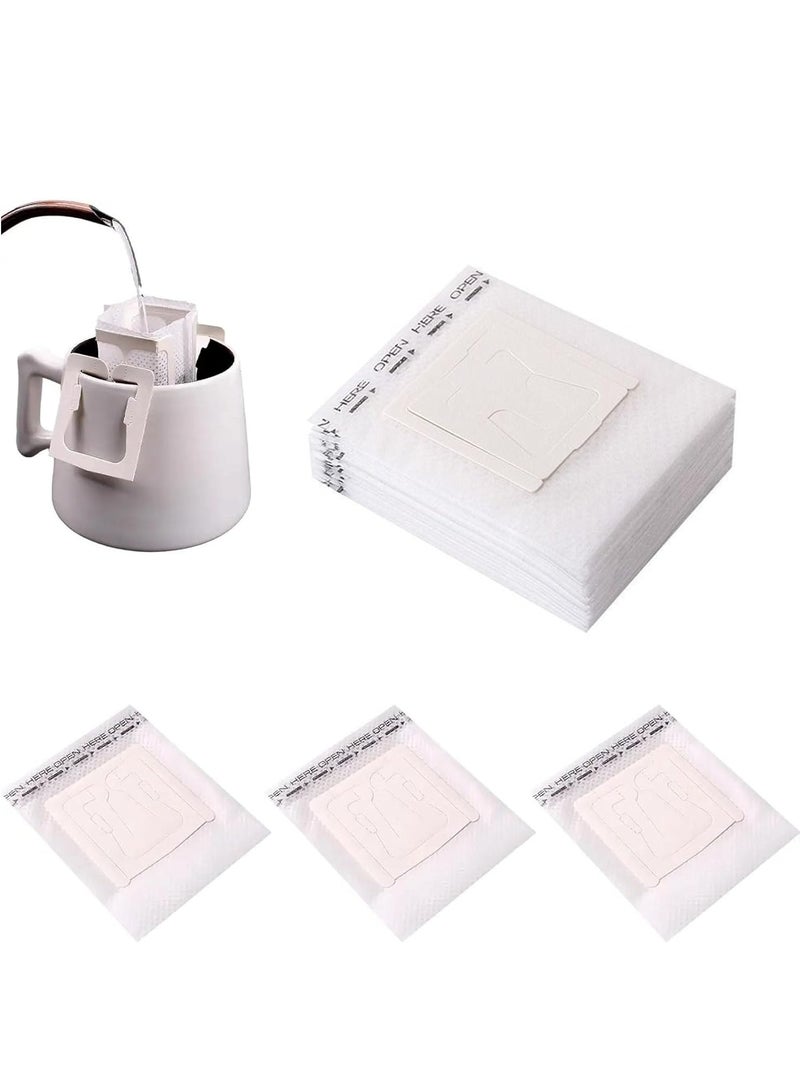 50PCS Hanging Ear Coffee Filter Bags, Disposable Coffee Filter Paper, Suitable for Office, Home, and Travel  - Image 2