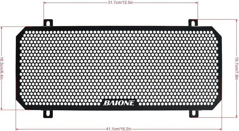 BAIONE Radiator Grill Cover for Kawasaki Z650 - Image 3