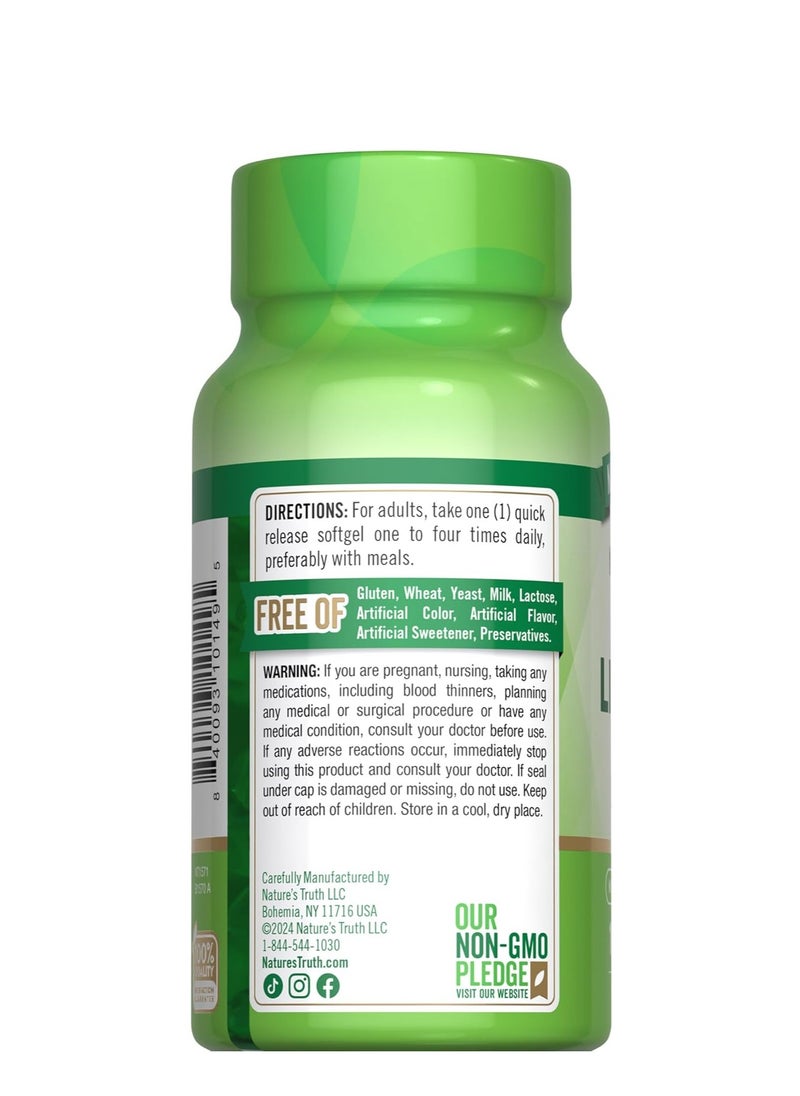 Nature's Truth Norwegian Cod Liver Oil | 100 Softgels  - Image 3