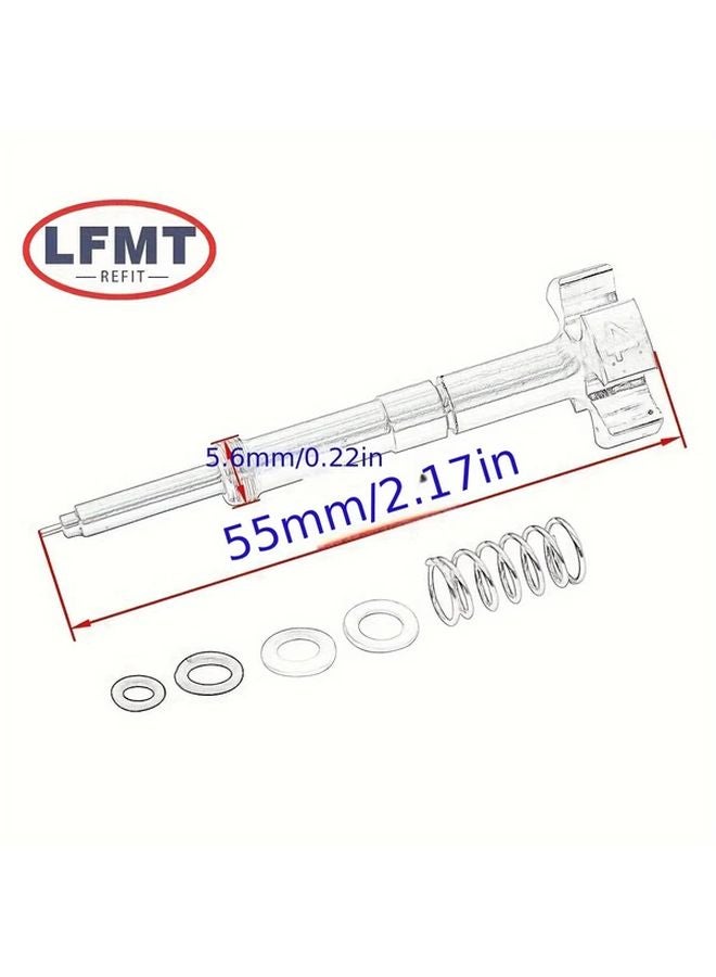 Black Adjustable Air Fuel Mixer Screw for Motorcycle ATV Compatible with Keihin FCR KTM Honda Yamaha 4 Stroke Engines - Image 3