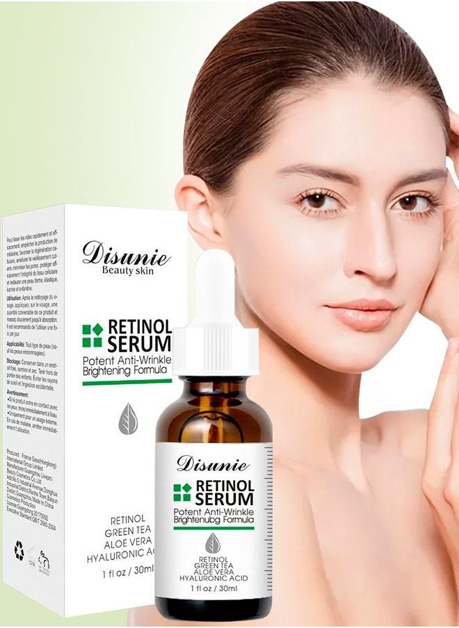 Disunie - Advanced Retinol Facial Serum Moisturizer Skin Care for Face Anti Aging Retinol Concentrate Reduces Appearance of Wrinkles and Fine Lines Retinol serum 30ml - Image 1