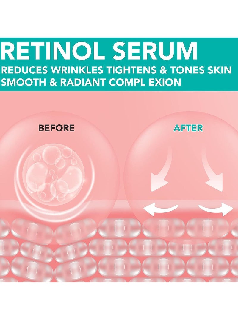 Disunie - Advanced Retinol Facial Serum Moisturizer Skin Care for Face Anti Aging Retinol Concentrate Reduces Appearance of Wrinkles and Fine Lines Retinol serum 30ml - Image 1