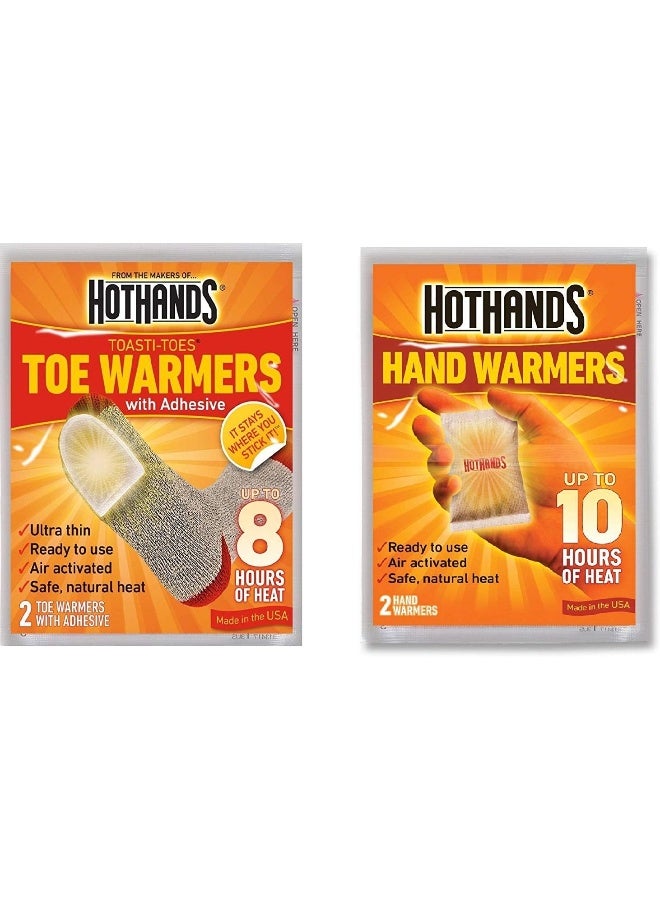 HotHands حزمة قيمة من دافئات اليدين والأصابع من هوت هاندز، حزم حرارة متعددة الاستخدامات - Image 1