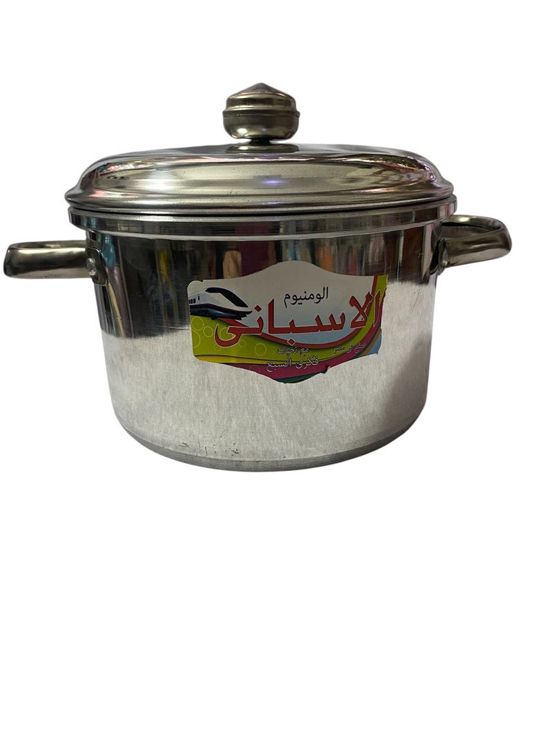 طقم أواني طهي من الألومنيوم - طقم من 3 قطع بأحجام مختلفة مع أغطية مناسبة - - Image 3