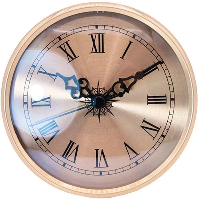 klarako 4.25Inch Quartz Clock Insert Battery Powered DIY Replacement .39" Hole - Image 2