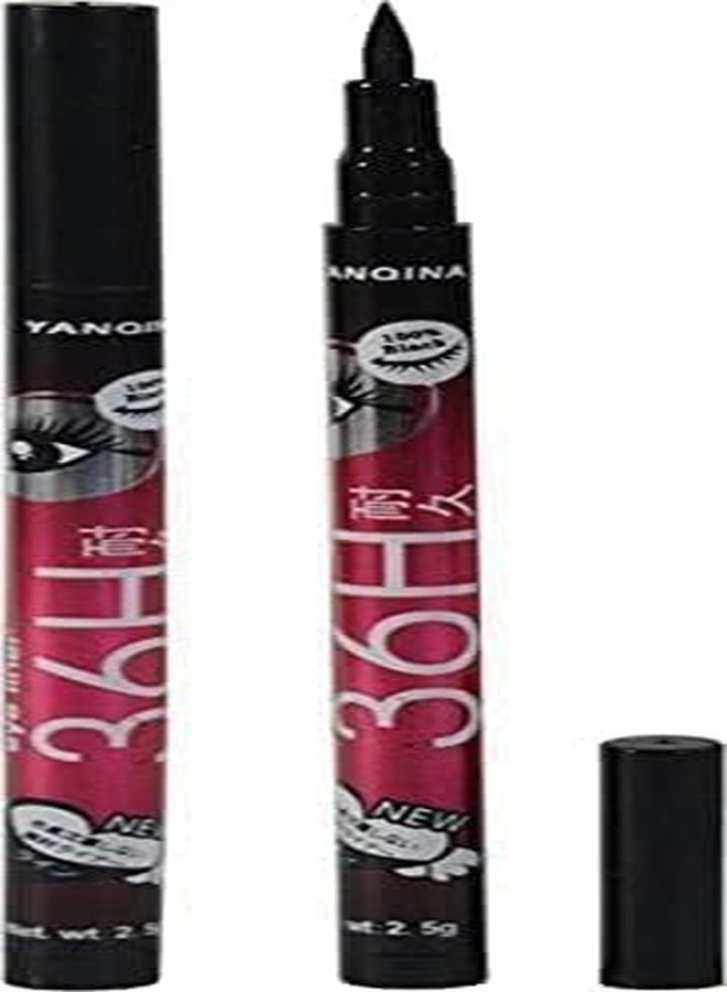Jaayansha Women's & Girl's Tya 6155 Multicolour Makeup Kit and 7 Pink Makeup Brushes Set, 36H Waterproof Eyeliner Pencil with Pink Beauty Blender (Pack of 10) - Image 5