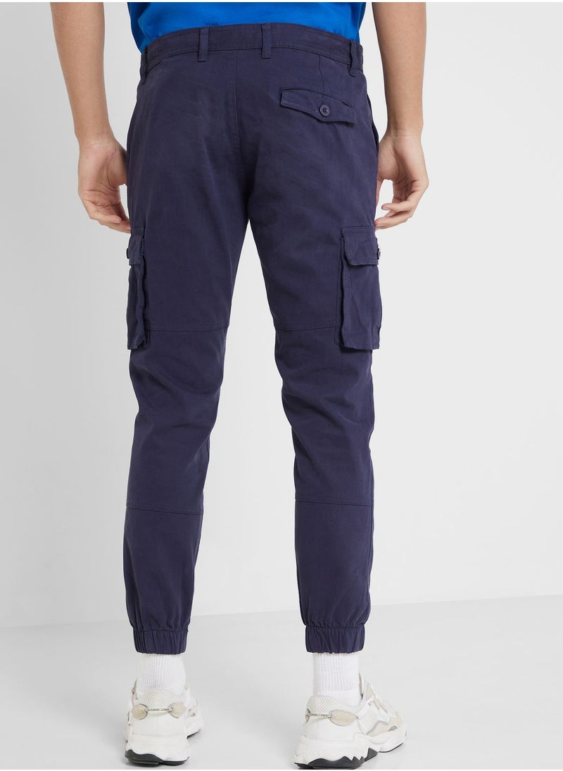 Seventy Five - Men Comfort Slim Fit Cargos Trousers - Image 1