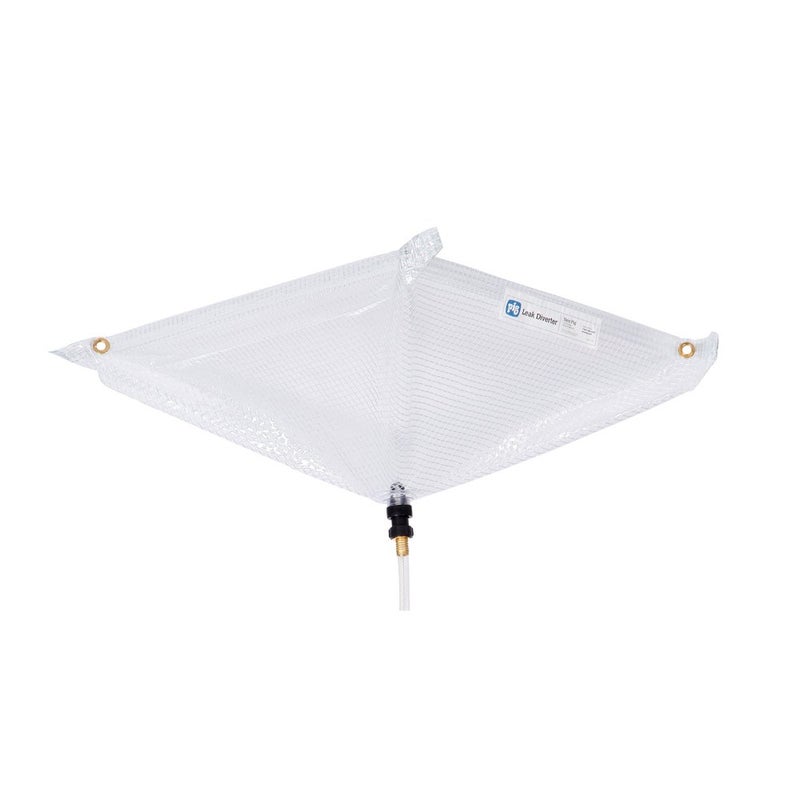 PIG Roof Leak Diverter Tarp - 2.5' x 2.5' - Clear - TLS552-CL - Image 1