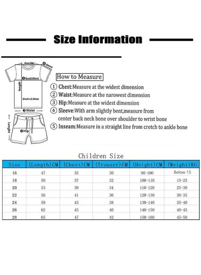 Generic - Football Jersey Set for Kids Boys Girls Football Jersey Kit Children Football Uniforms Short-sleeved Football Shirts With Socks Sportswear (E) - Image 1