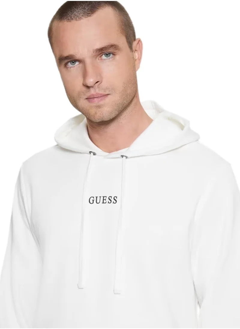 جس Logo Detailed Essential Hoodie