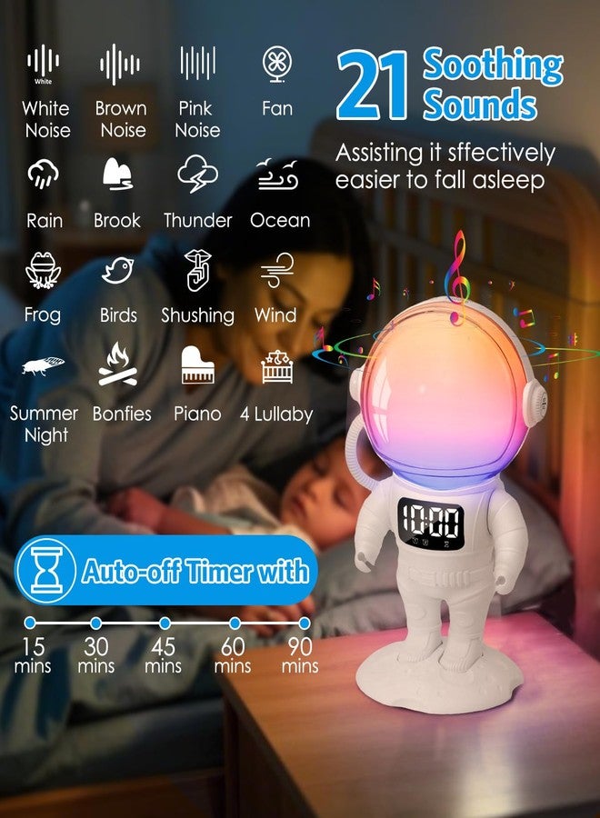 AMIR Wake Up Light Sunrise Alarm Clock for Kids, Bluetooth Speaker Wake Up Light Alarm Clock for Christmas Gifts, 21 Natural Sounds, 22 Lighting Modes, Night Lights with Dual Alarm, Snooze - Image 5