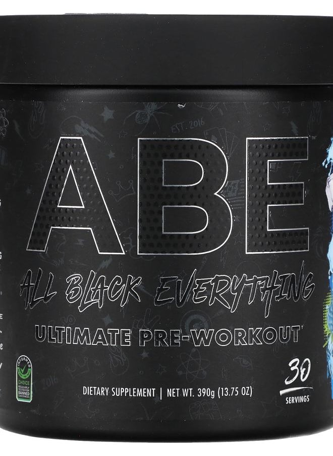 Abe - Ultimate PreWorkout Blue Razz 13.75 oz (390 g) - Image 1