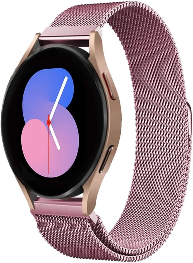 Next Next store Magnetic Watch Band Compatible with Samsung Galaxy Watch 4 40mm 44mm, Galaxy Watch 4 Classic 42mm 46mm, 20mm Quick Release Replacement Sport Strap for Women Men
