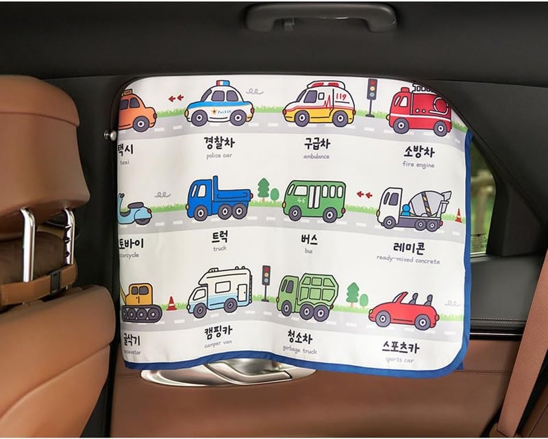bebedeco Magnetic Car Sun Shade Curtain for Side Window – Sun Blocker and UV Protector for Baby, Kids, and Pets – Universal Fit with Built-in Magnets for Steel-Framed Door (Magnet-New Cars) - Image 3