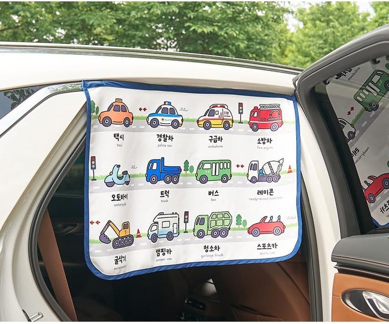 bebedeco Magnetic Car Sun Shade Curtain for Side Window – Sun Blocker and UV Protector for Baby, Kids, and Pets – Universal Fit with Built-in Magnets for Steel-Framed Door (Magnet-New Cars) - Image 5