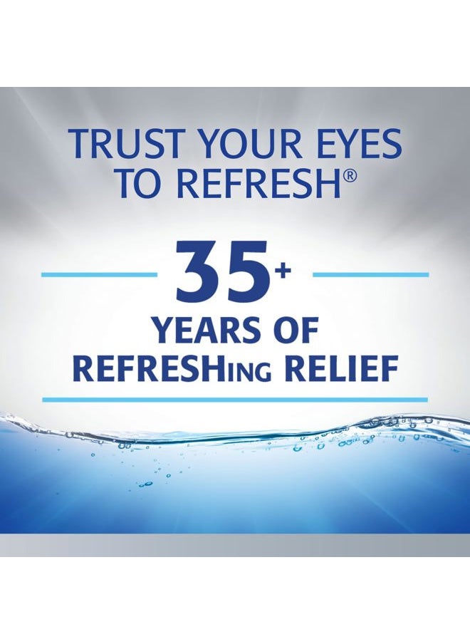 REFRESH - Optive Advanced Lubricant Eye Drops, Preservative-Free, 0.01 Fl Oz Single-Use Containers, 30 Count - Image 1