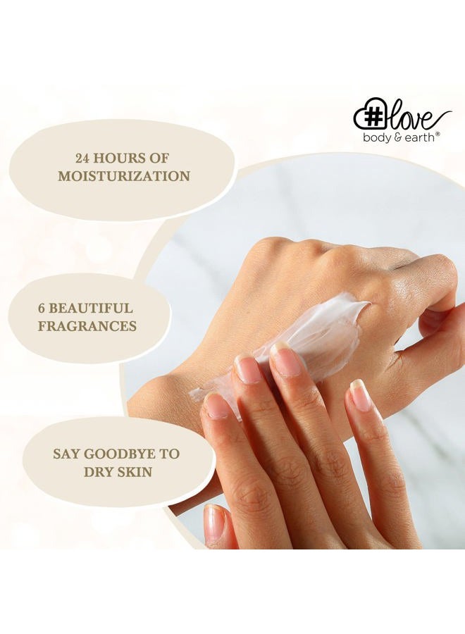 Generic BODY & EARTH # LOVE Hand Cream Gift Set Hand Lotion Sets for Women Gift, Pack of 6 Advanced Repair Hand Cream for Dry Hands Non-greasy Best Birthday Christmas Gift for Women Gift Ideas for Her  - Image 5