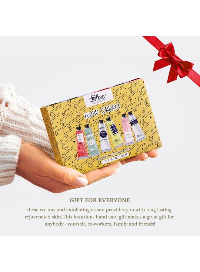 Generic BODY & EARTH # LOVE Hand Cream Gift Set Hand Lotion Sets for Women Gift, Pack of 6 Advanced Repair Hand Cream for Dry Hands Non-greasy Best Birthday Christmas Gift for Women Gift Ideas for Her  - Image 2