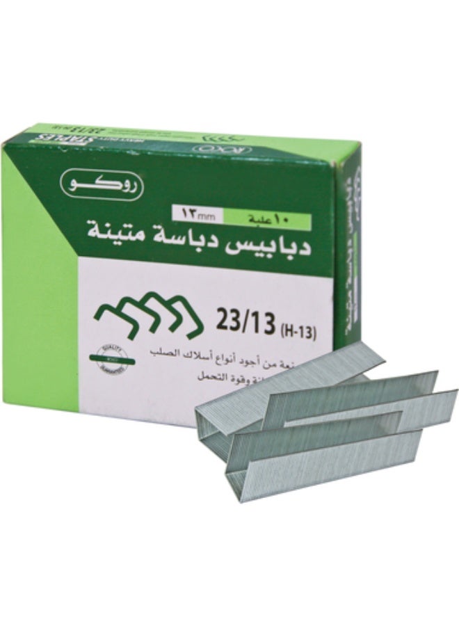 دبابيس شديدة التحمل مقاس 23/13، نصف شريط من الدبابيس