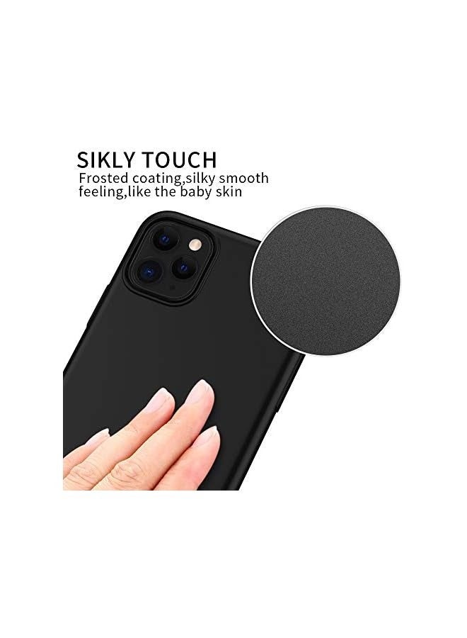 X-level iPhone 11 Pro Case, [Guardian Serie] Slim Fit Soft TPU Ultra Thin Mobile Phone Cover Matte Finish Coating Grip Phone Case for Women Compatible iPhone 11 Pro 5.8"- Black - Image 3