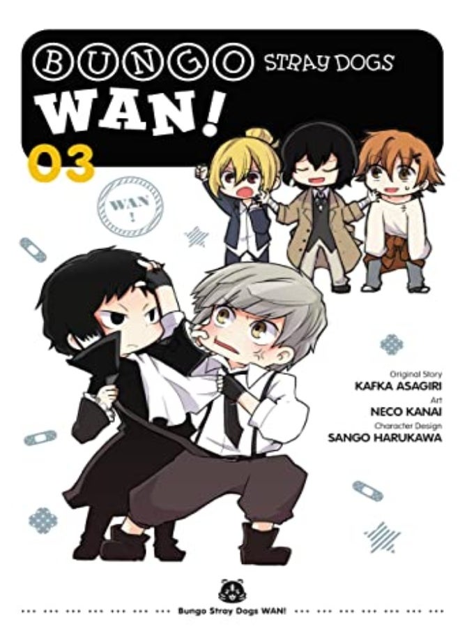 null - Bungo Stray Dogs Wan Vol 3 by Kanai, Neco - Asagiri, Kafka - Harukawa, Sango Paperback - Image 1