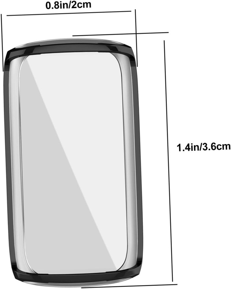 2pcs TPU Around Protective Case for Screen Easy Install Full Coverage Scratch Drop Flexible Watch Screen Protector - Image 2