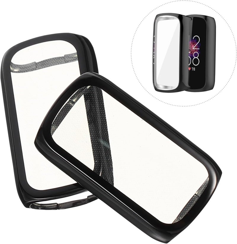 2pcs TPU Around Protective Case for Screen Easy Install Full Coverage Scratch Drop Flexible Watch Screen Protector - Image 4