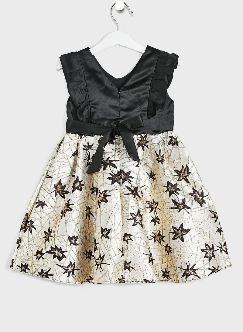 Pinata Girls Ruffled Evening Wear Dress