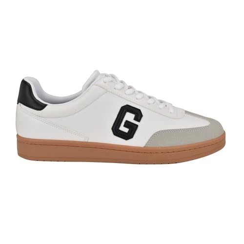 Guess Men's LORZI Sneaker, Light Grey/White Multi 050, 9 - Image 5