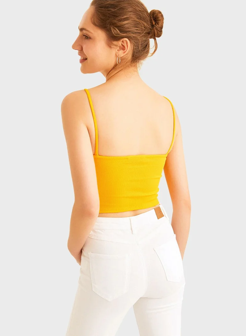 OXXO Ribbed Cami Tank Top