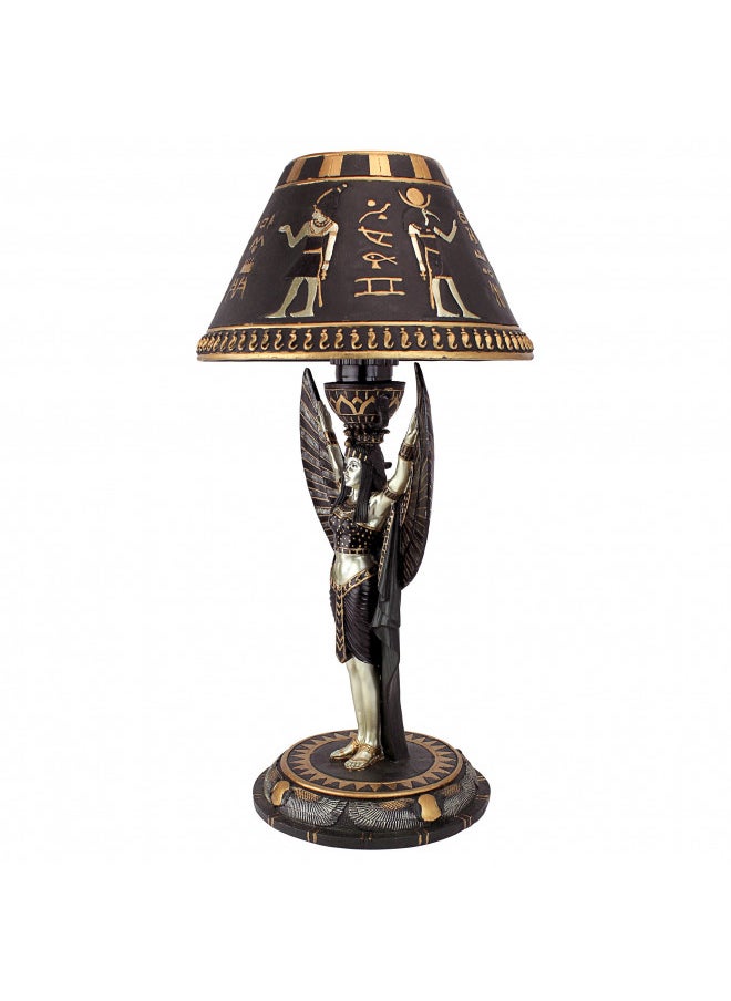 Design Toscano Design Toscano Isis Egyptian Sculptural Table Lamp 17 Inch 